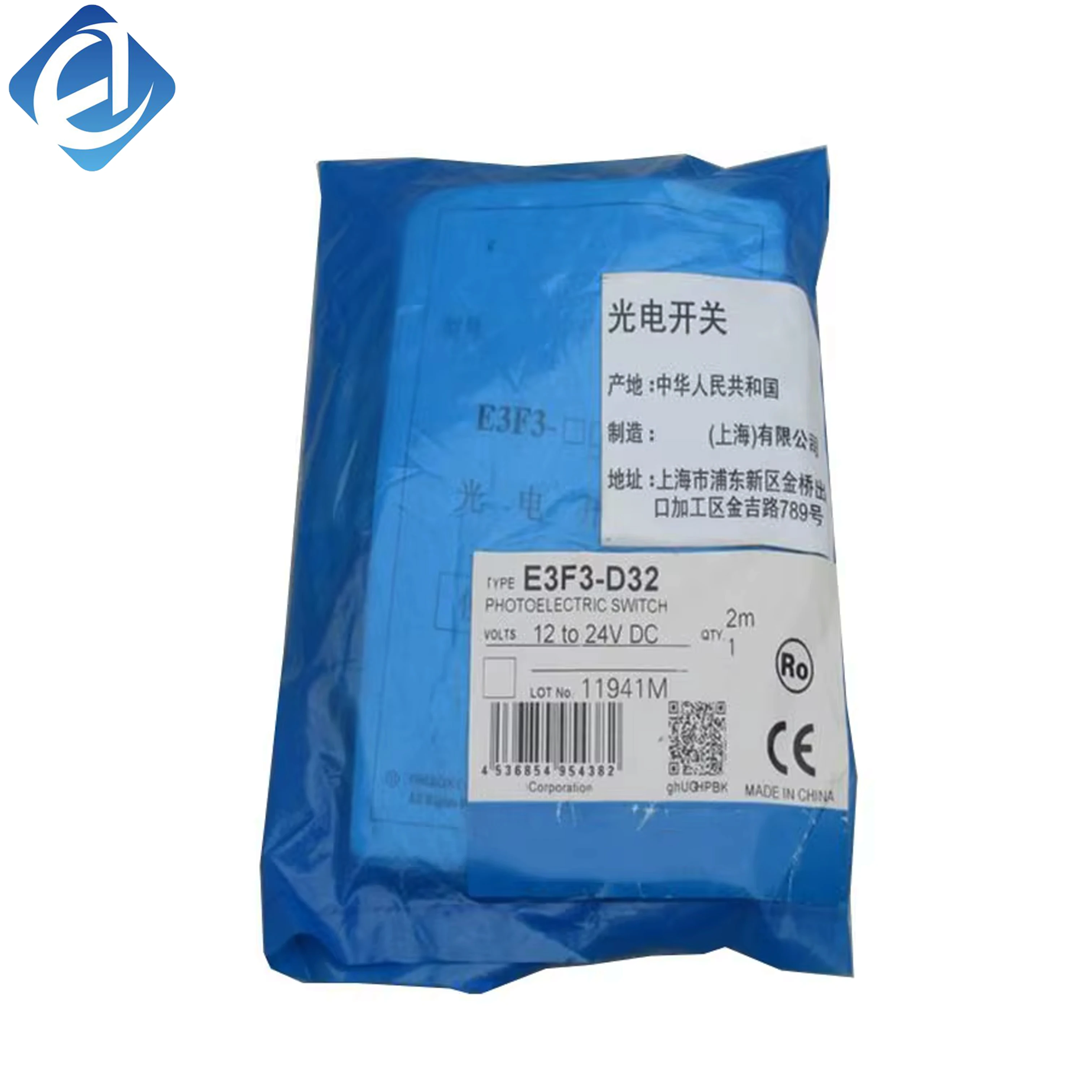 سنسور فتوالکتریک پراکنده اصلی و جدید اُمران مدل E3F3-D32. این سنسور دارای پوشش فشرده، تشخیص پایدار و پاسخ‌دهی سریع است. با عملکرد عالی در برابر تداخل‌های الکترومغناطیسی، به‌طور گسترده‌ای در حسگری اجسام و کنترل تجهیزات اتوماسیون استفاده می‌شود.