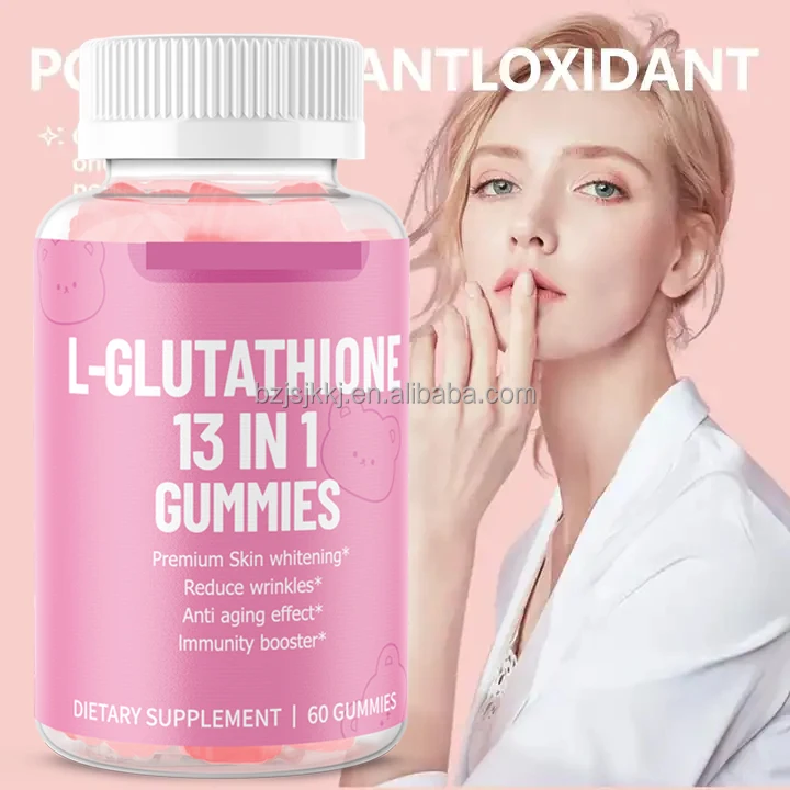 Natural Health Whitening Gummy the Skin Rubber Men and Women the Skin L- Glutathione 13 in 1 Gummies| Alibaba.com