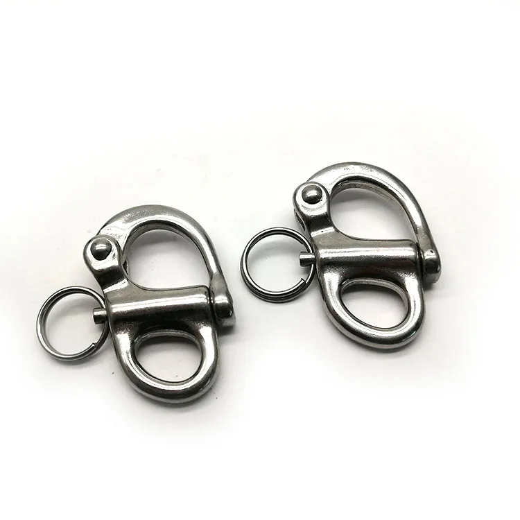 Factory Sale Heavy Duty Stainless Steel304/316 Snap Swivel Marine Sailboat Shackle