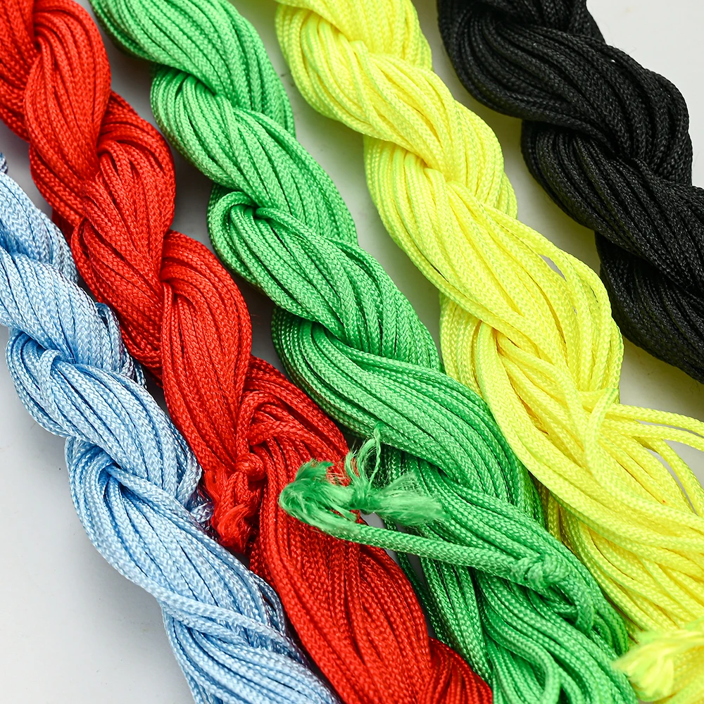 1.5MM THIN POLYPROPYLENE ROPE BRAIDED POLY CORD STRONG STRING IN BLACK & WHITE 
