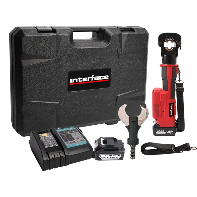 B400/85C 2 In1  Continuous  Hydraulic Battery Powered Cable Crimping and Cutting Tool 400mm2