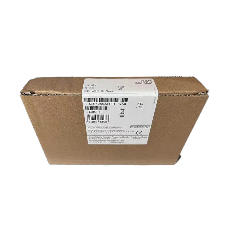 new original 6es7 288 6ec01 0aa0 6es7288 6ec01 0aa0 extension cable for siemens simatic s7 200 smart series used to connect cpu with signal board ensuring stable signal transmission and flexible installation layout -1