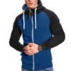Royal blue - black sleeves