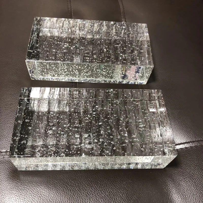 Factory Price Glass Block Guang Zhou Blue Parallel Glass Block Free Sample Available Glass Blocks