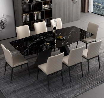 High quality long duration time folding dining table with chairs space saving dining furniture