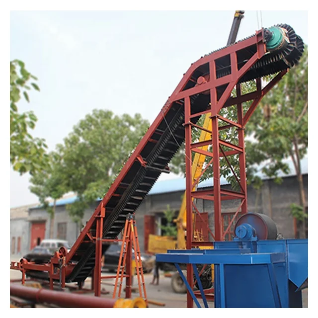 Hopper Belt Conveyor for Loading and Unloading