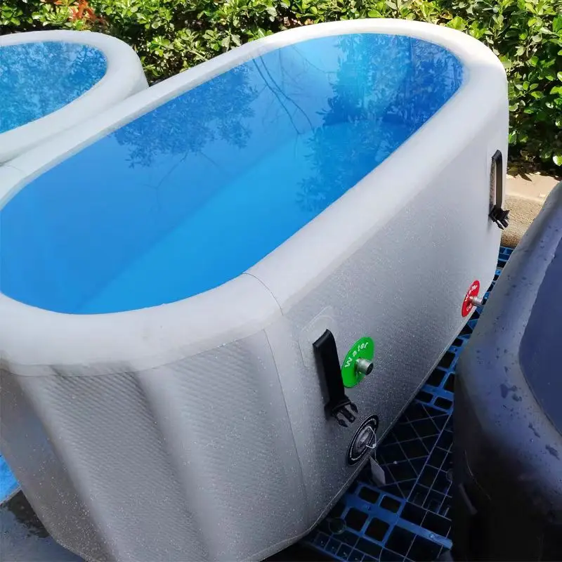 Hot Sale Inflatable Ice Bath Tub Recovery Portable Cold Plunge Therapy Pod Icebath Tank Athletes Barrel Outdoor Foldable Pool