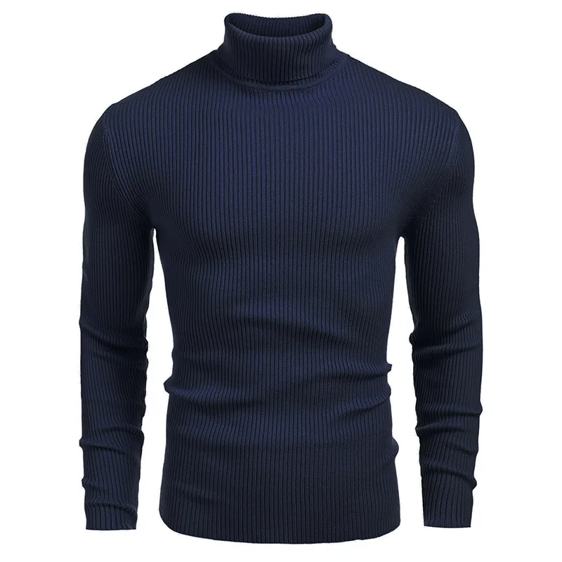 Corset Men Sweaters Autumn Soft Warm Pullover Turtle Neck Sweater Winter Long Sleeve Knit Turtleneck Men