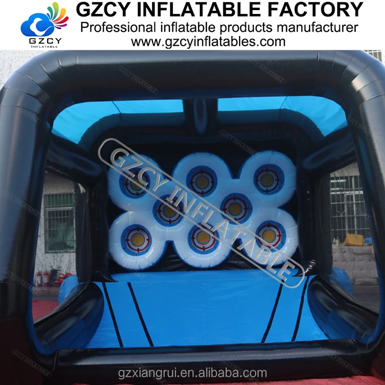 Inflatable Ips Popular Carnival Game Inflatable IPS Shoot GALLERY, Interactive Play ...