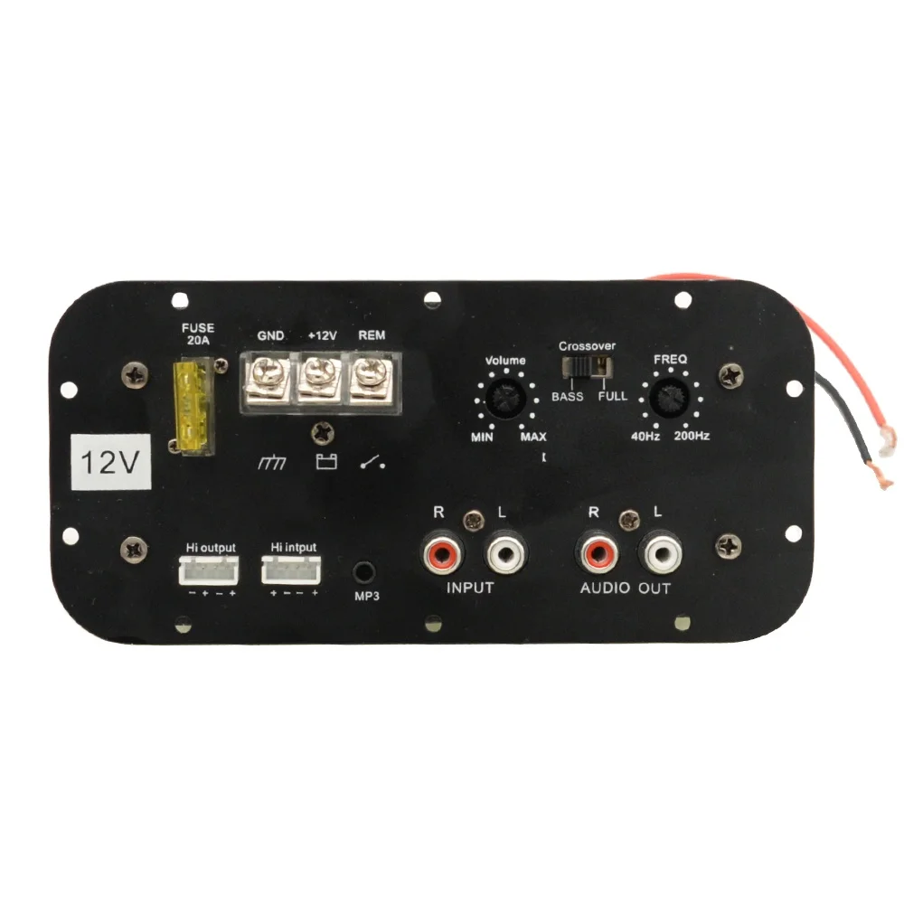 High Quality 120 Watt Car Subwoofer Amplifier Board With Bt Car Sub