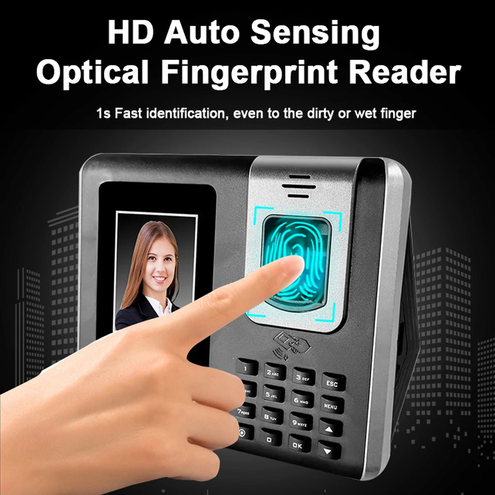 Web Based Cloud Biometric Real Time Clock Fingerprint Attendance Face Attendance Machine Access Control System with SDK API