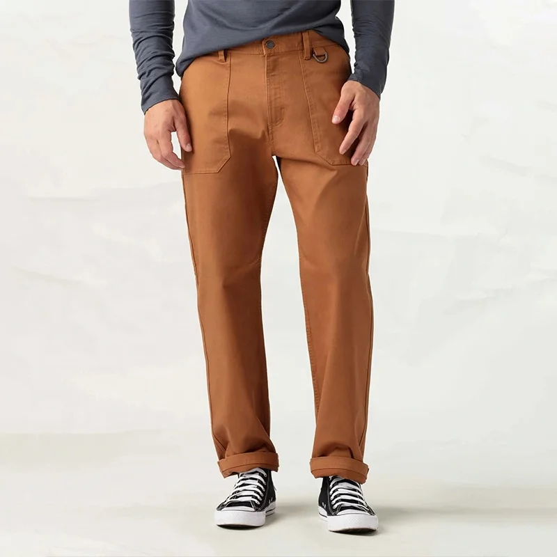 Mens Casual Straight Pants Workwear 