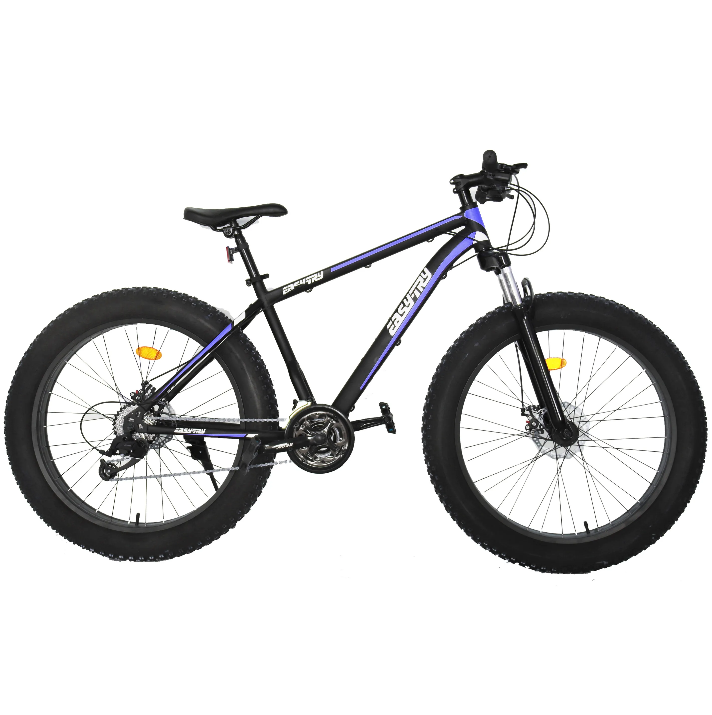 Easy-try Cheapest Mountain Cycle Disc Brake MTB Bike Fat Tire Hi-ten Steel Mountain Bicycle