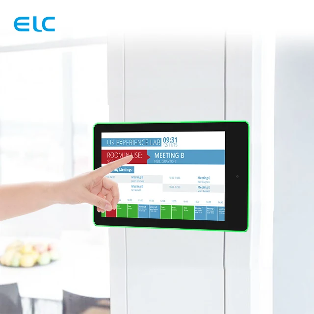 POE Power 10 Inch Capacitive Touch Screen Display Led Light Bar WIFI Android Tablet Pc