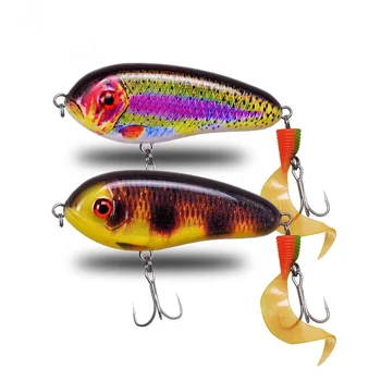Lure 25g Freshwater Biomimetic Artificial Fish Jerkbait Solid Slow-Sinking Pike Lure Bait 60-115mm 35 – Minnow – view 2
