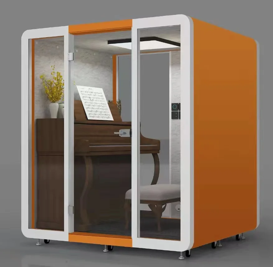 Multifunction Soundproof Office Phone Booth Portable Acoustic Meeting Pod Home Backyard Office Pods