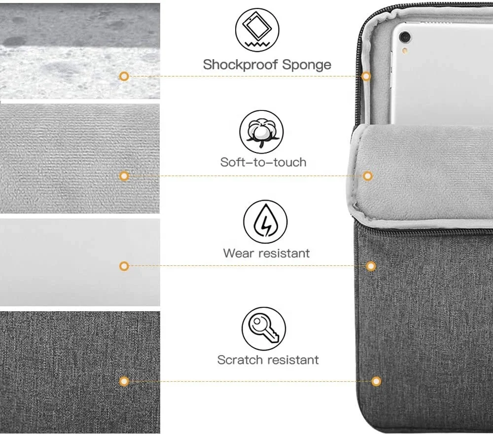 Timovo Tablet Sleeve Case Lightweight Environment-friendly