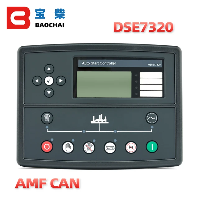 Universal DSE7320 Ats Dual Mode Genset Controller Adjustable Deep Sea Engine Control Module