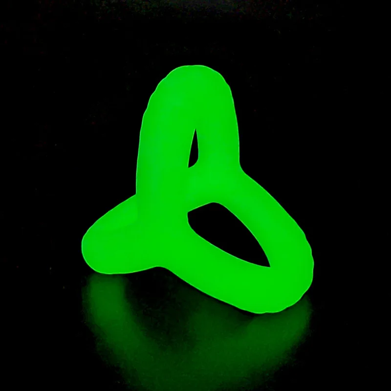 Anneau De Gland Large Phosphorescent Fukr - Métal - Sans Phtalate - Garantie 1 An