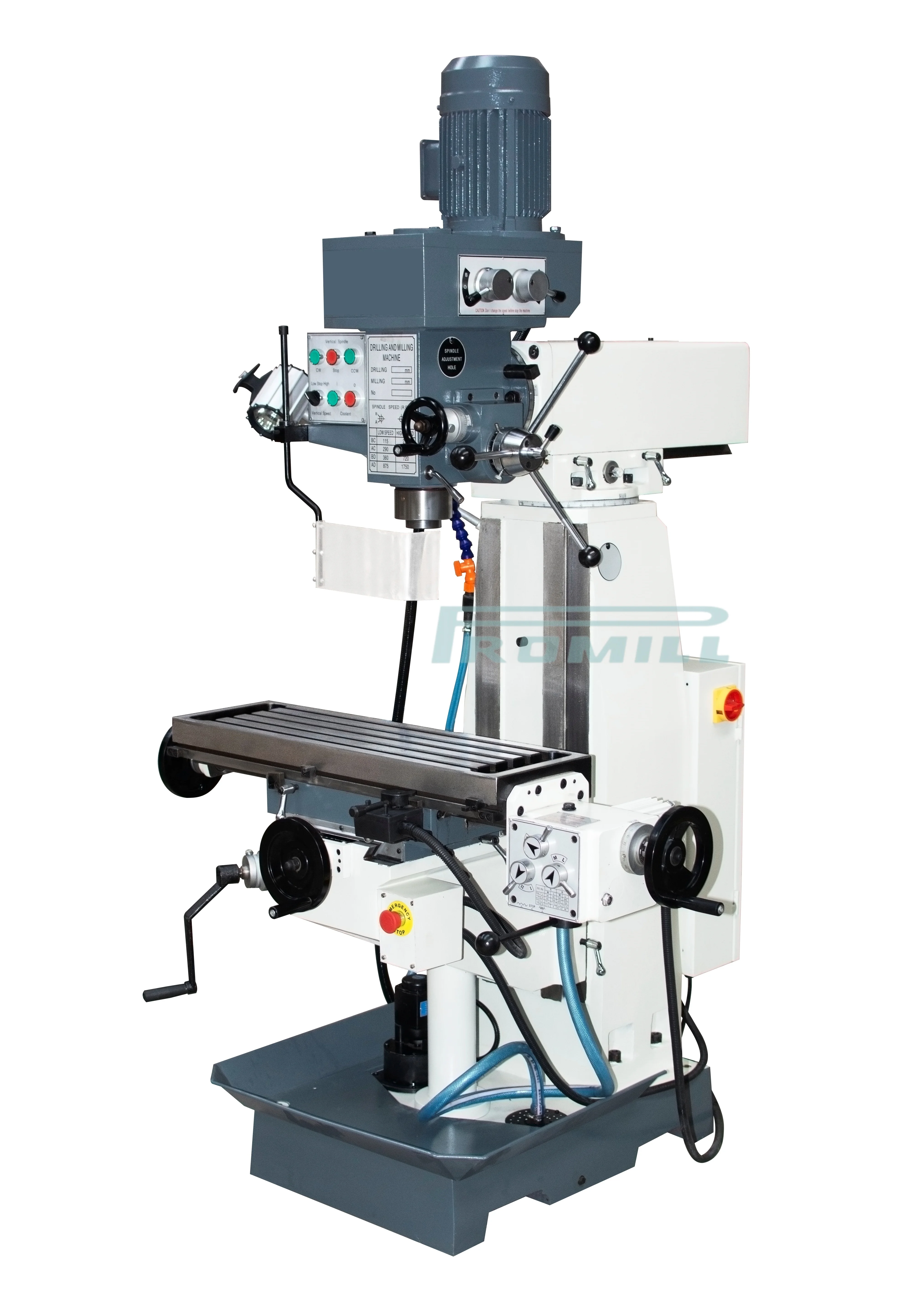 2024 Hot Sale ZX7550C Drilling/Milling Machine Knee Type Automatic