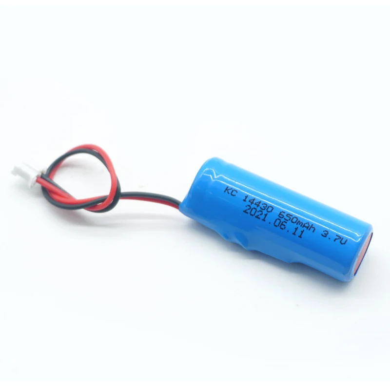 Batterie Li-ion 14430 avec cosses à souder en U 1050mAh 3,6V - 3,7V cellule  lithium-ion sans électronique de protection, Li-ion 14430, Batteries par  taille, Batteries
