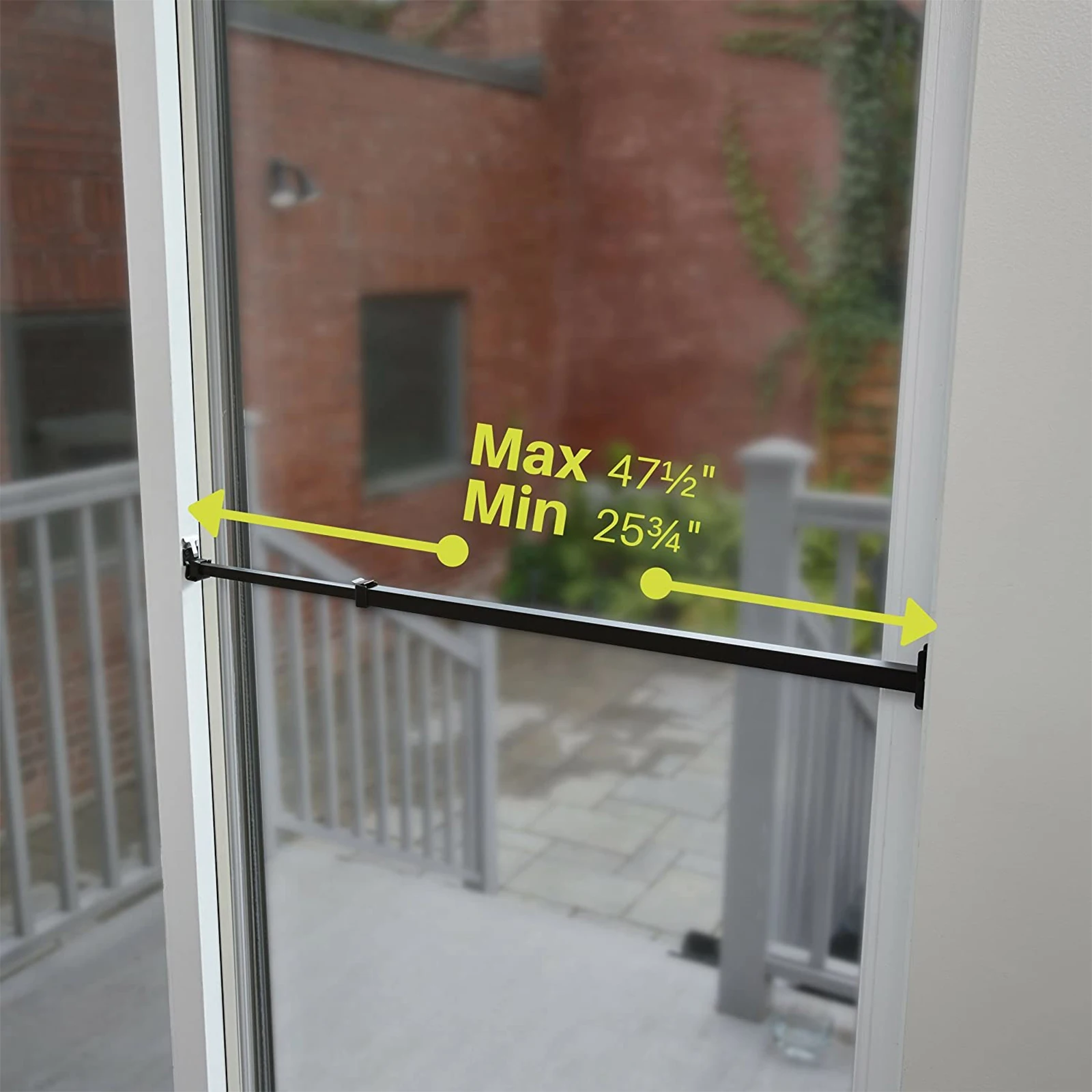 Window Air Conditioner Security Bar Extendable Window Security Bars For