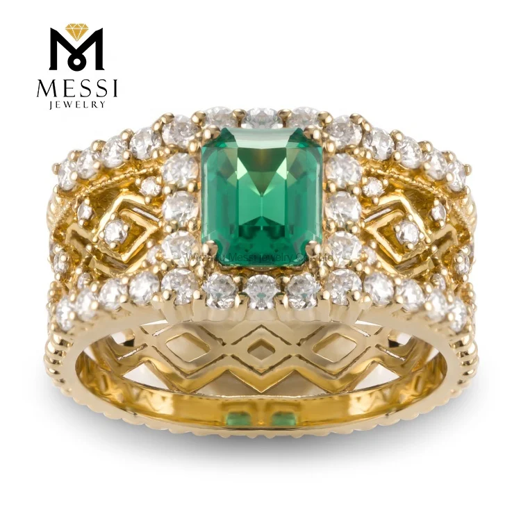 Emerald Green Wedding Ring At Best Price Ever From Sunargi.com