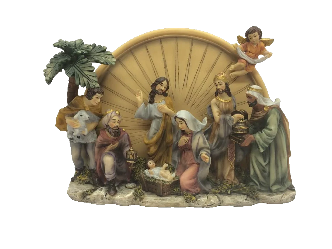 Wholesale Custom Polyresin Religious Holy Family Statue Outdoor Large