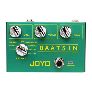 JOYO R-11 BAATSIN Electric Guitar Single Effect Unit Eight in One Classic Overload and Distortion Effects