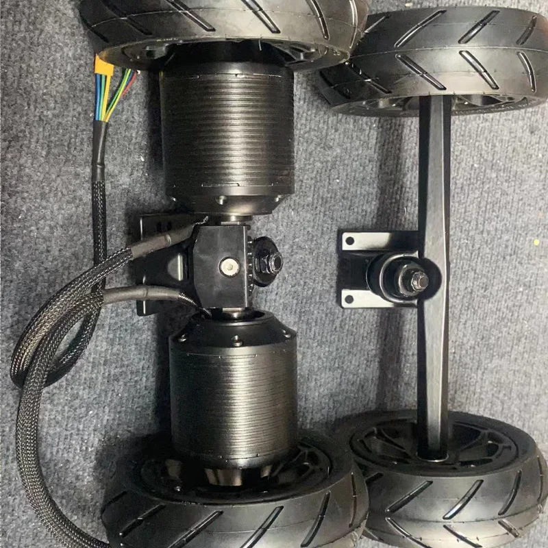 Most Powerful 36V 1500W High Speed Portable Dual Belt TKP Truck D1 Electric Skateboard with Gravity Casting Maple Deck