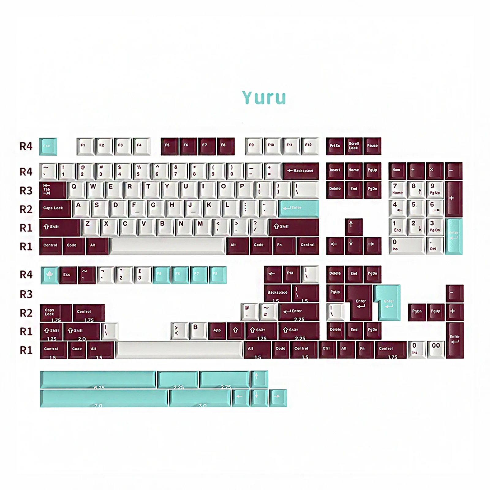 Tecsee Diy Cherry Profile Mechanical Keyboard Blue Samurai Oem Dsa Xda ...