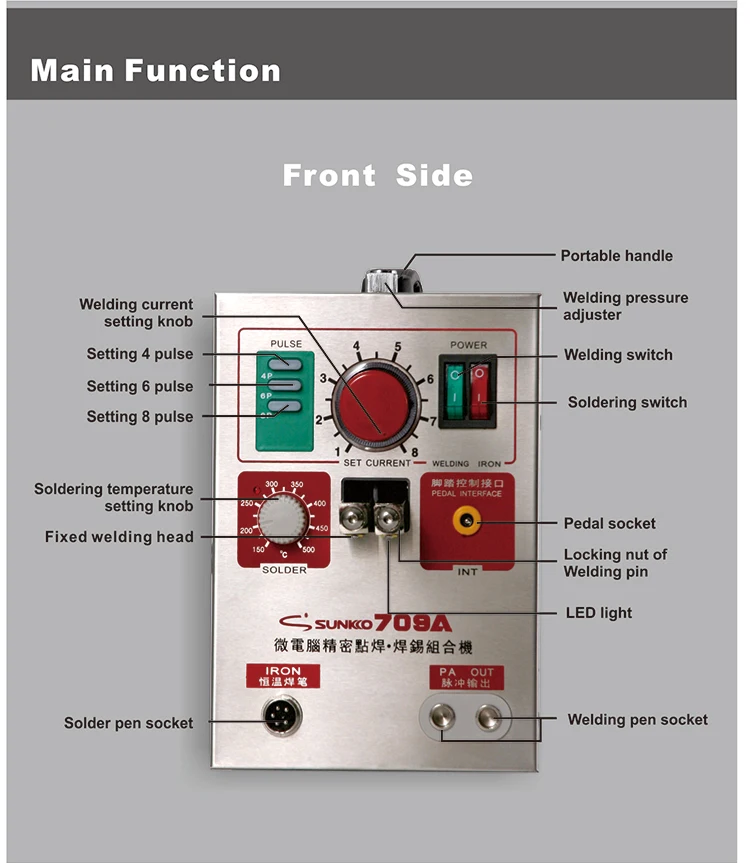 1.5KW SUNKKO 709A 220/110V Battery Spot Welder With 70B Welder Pen Spot  Welding Machine for 18650 21700 battery pack| Alibaba.com