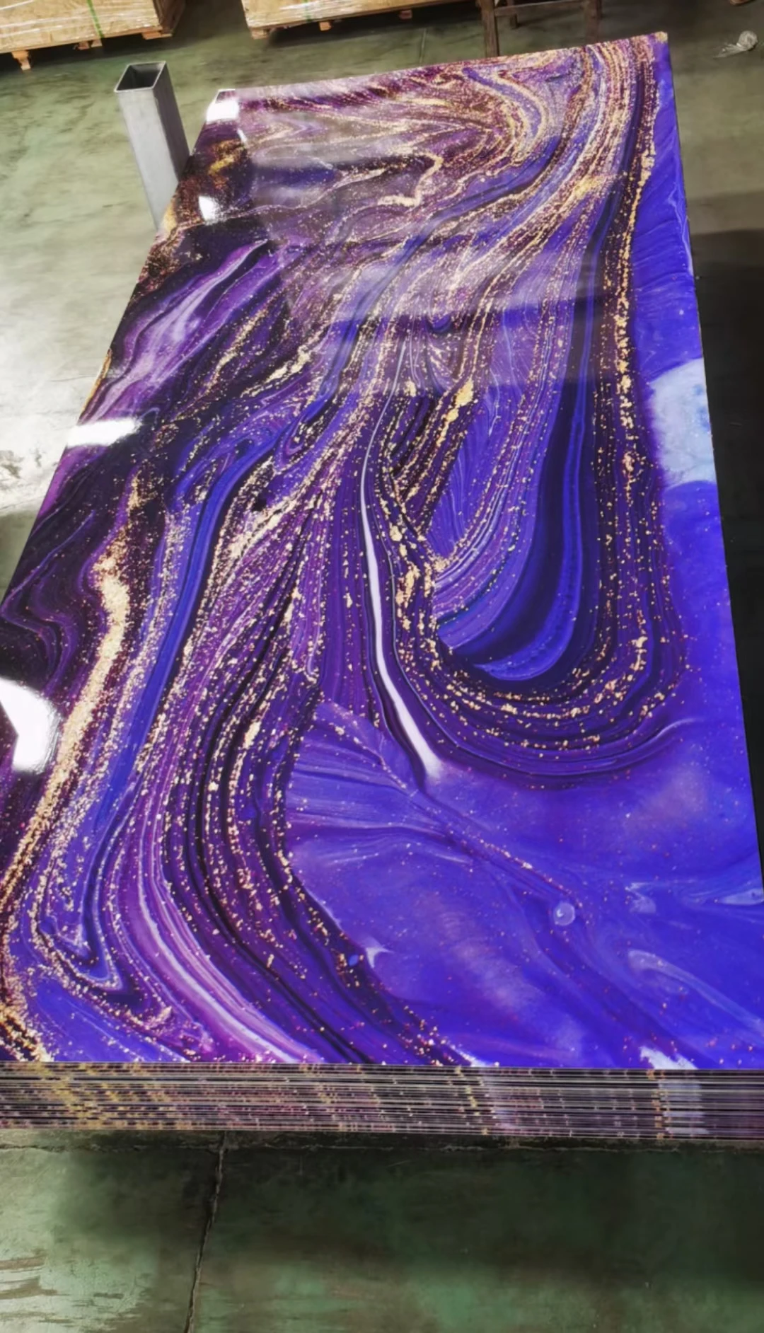 3d Design Pvc Marble Sheet Marble Alternative Panel 3mm Plastic Uv