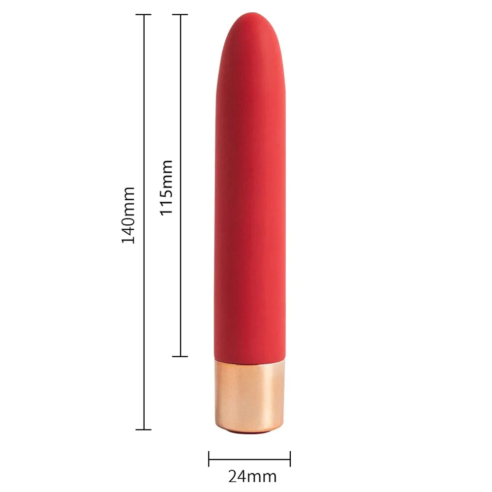 High Frequency USB Charge Powerful Vibrator  Mini Vibrator Lipstick Size Mini Portable Bullet Vibration Massager for Woman
