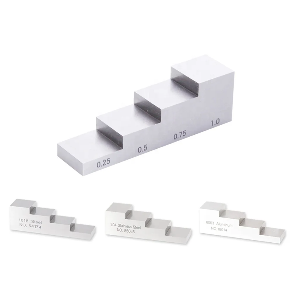Ut Step Block YUSHI NDT UT Accessories Step Wedge Ultrasonic Thickness Calibration ...