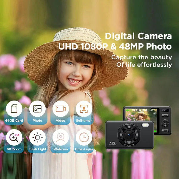 Single Shot Camera Frame Benjie A2S 32GB Mini Single-Shot Digital Students Camera With ...