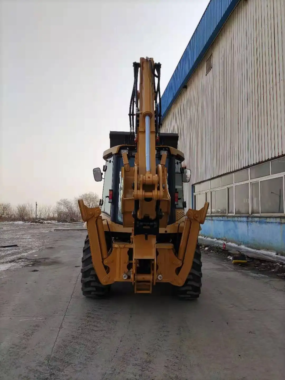 Cheap Price SHANMON Digger SAM388T 1 CBM Bucket Backhoe Wheel Loader with Hammer