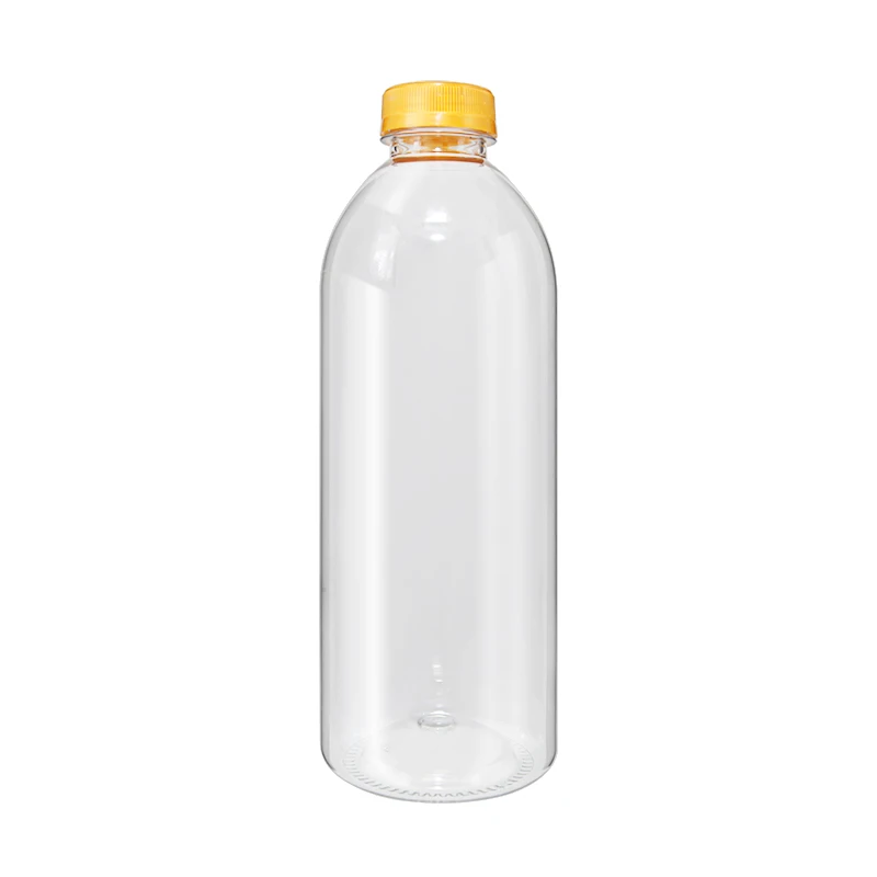 1l 1000ml Pet Plastic Juice Beverage Bottle With Cap Buy Juice Pet