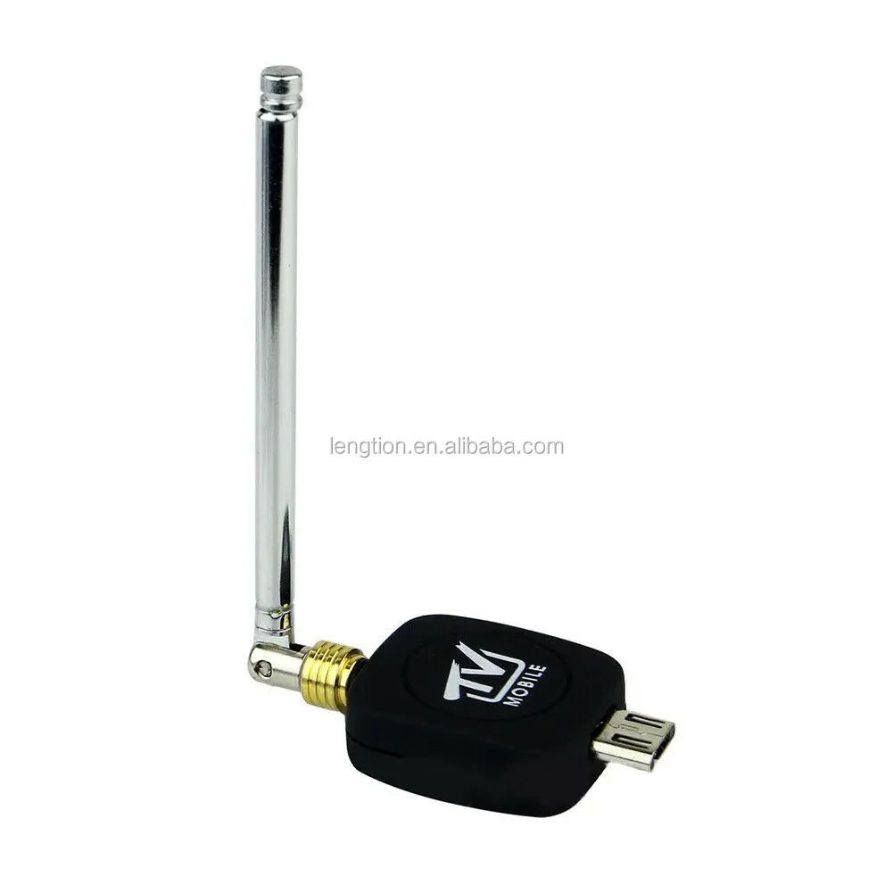 Professional Mini Micro USB DVB-T Tuner TV Receiver Dongle/Antenna DVB T HD Digital Mobile TV HDTV Satellite Receiver
