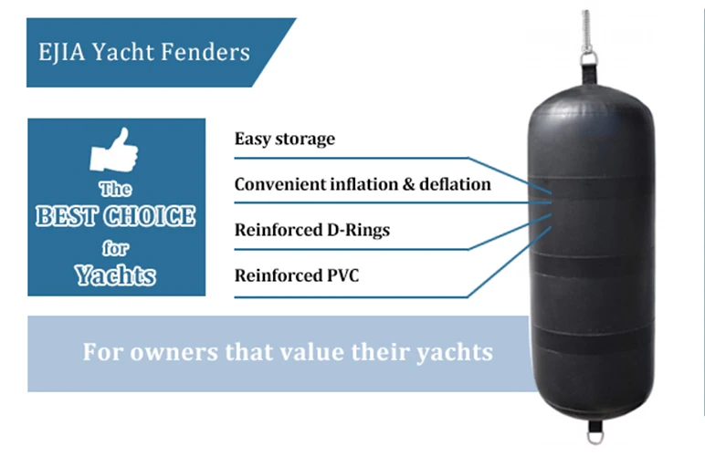 Inflatable Fender Tube Large Marine Boat Buoy Inflatable Boat Fender ...