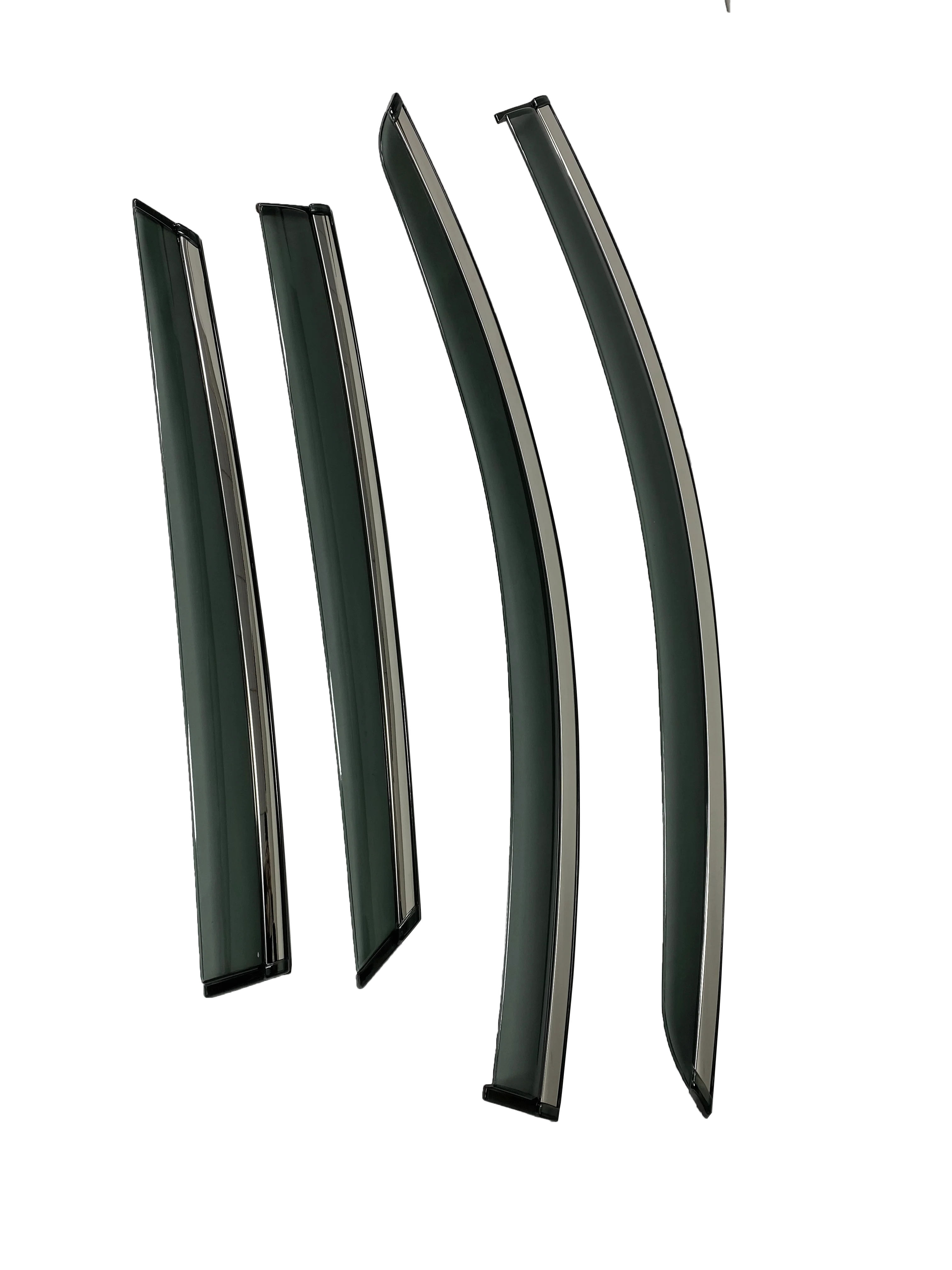 Smoke Rain Guards For Kia Optima 2005-2010 – 4-Piece Set, Self-Adhesive, No Drilling
