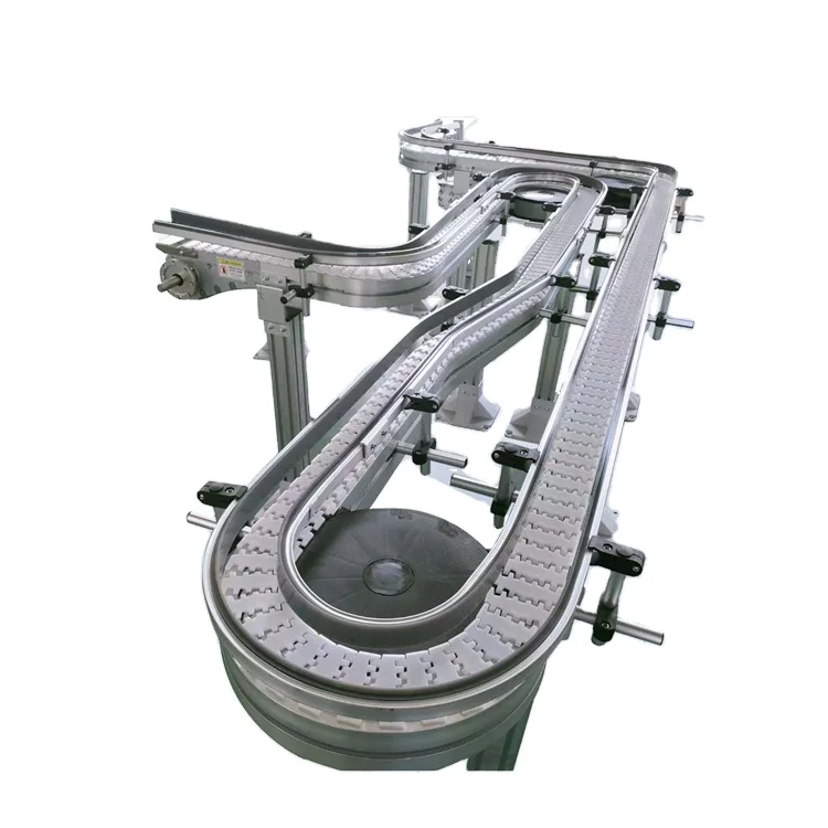 Высококачественный гибкий цепной конвейер Maxsen с поворотом 90 ° и 180 классический дизайн для универсального применения в обработке материалов