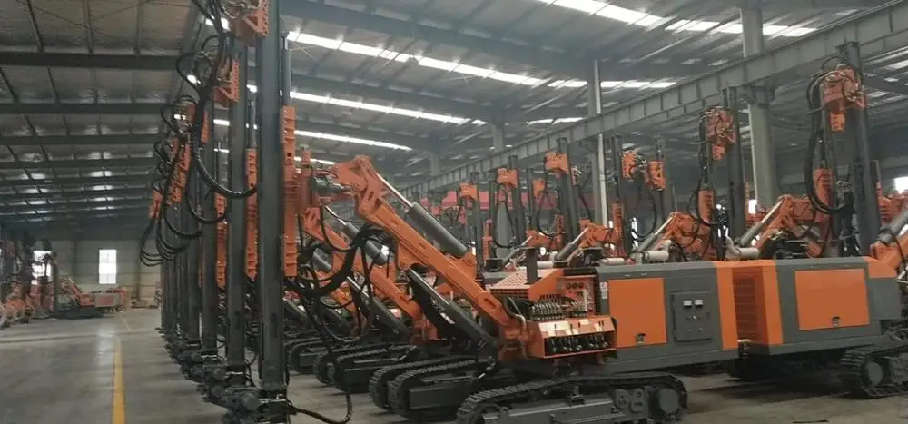 DTH Solar Pile Hole Geotechnical Investigation Drilling Rig Machine