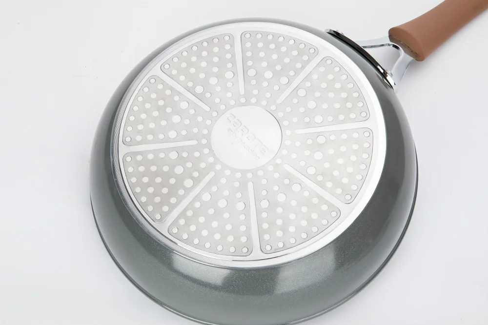 Carote OEM Cooking Pan Cookware With Stainless Steel Handle