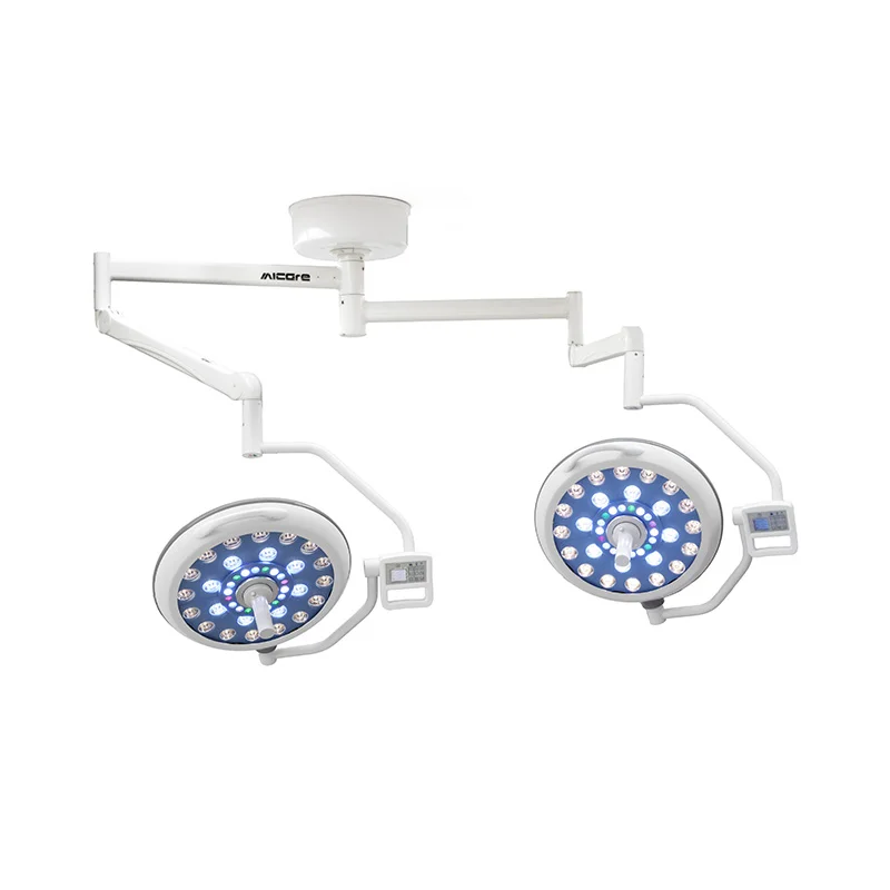 Double Dome Surgery LED at Ceiling Surgical Operating Light  Used for Hospital Medical Operation Room