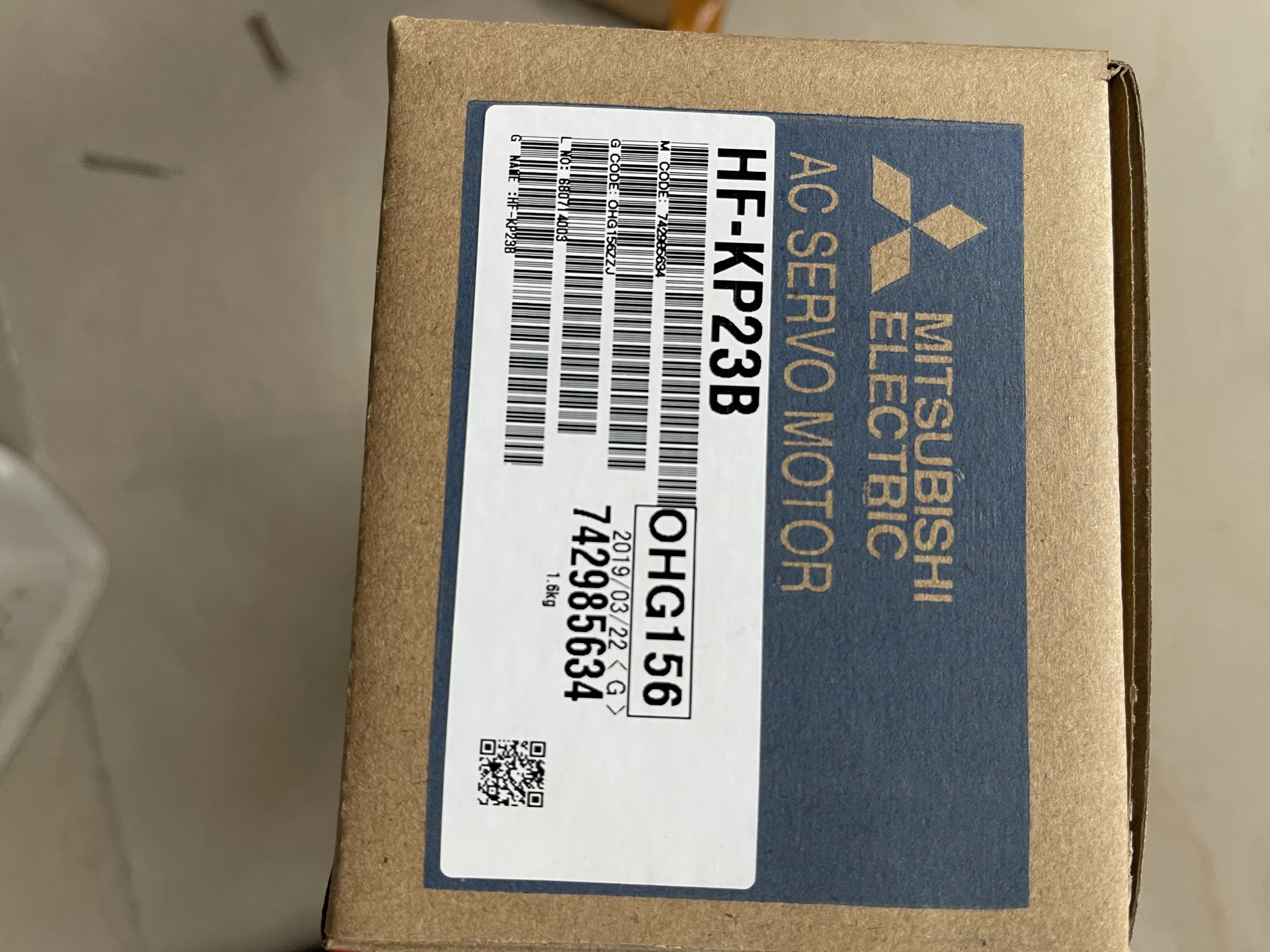 Mitsubishi AC Servo Motor HF-KP23B