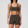 Brown  bra+short