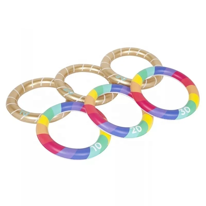 Новинка, ПВХ, для игр на открытом воздухе, детский надувной единорог, бассейн, кольцо, набор для игр