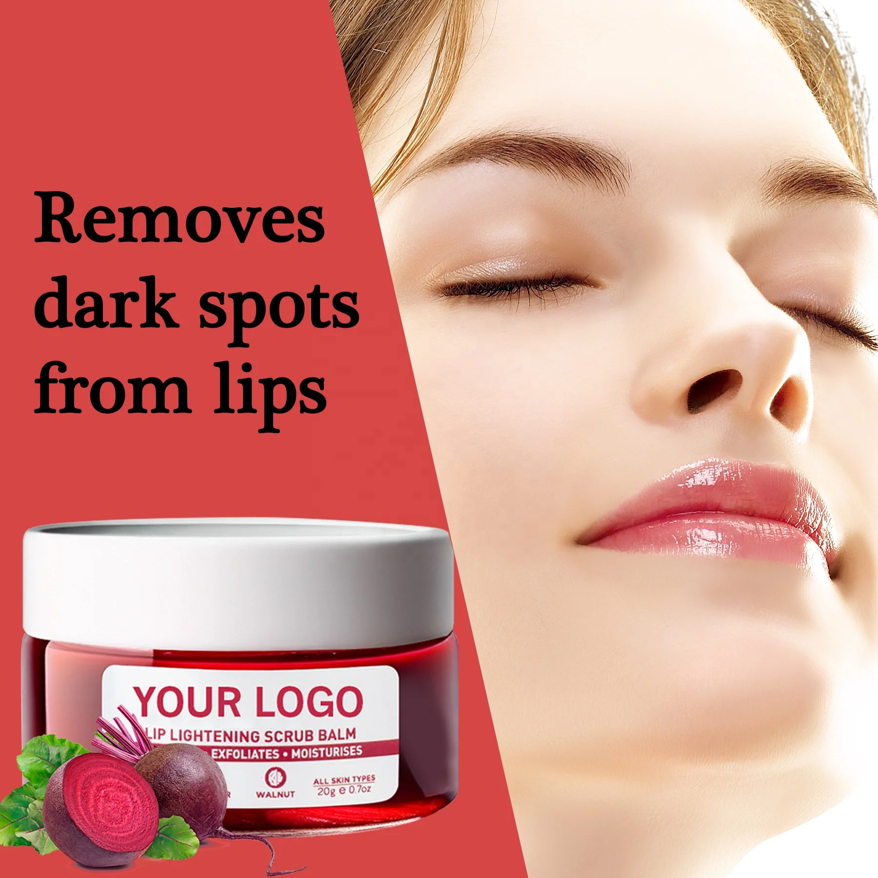 Oem Natural Organic Vegan Shea Butter Pink Moisturizing Exfoliator