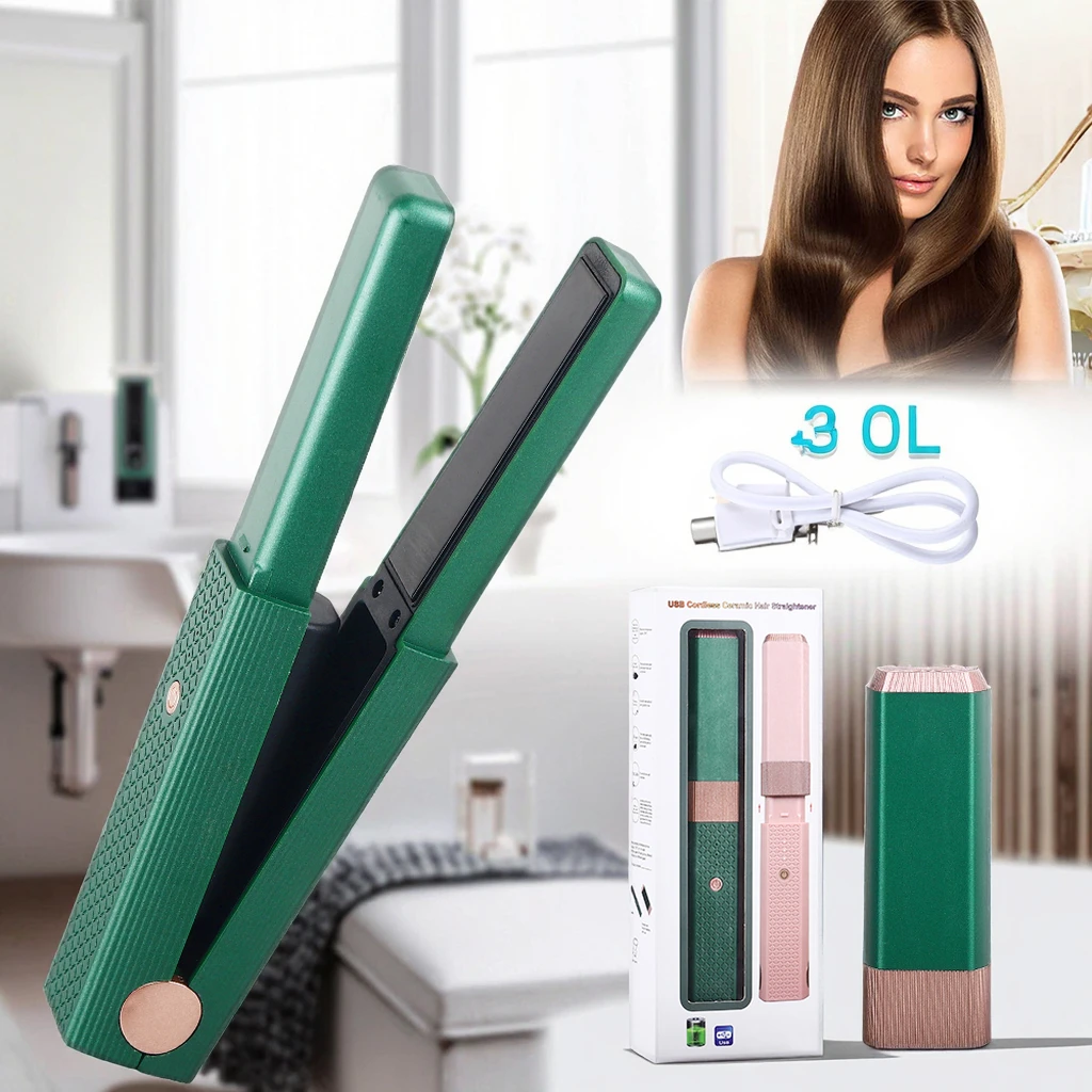 Popular Hair Straightener Flat Iron Cordless Portable